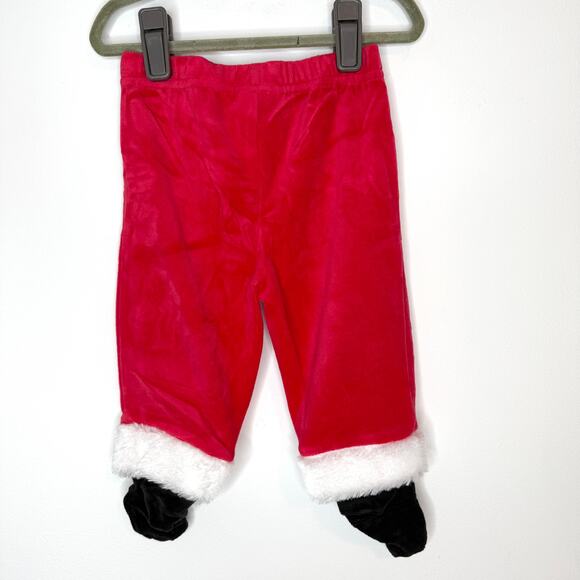 Little Wonders Baby Santa Claus Top Pants Hat Outfit Red White Size 6-9 Months - Picture 10 of 12